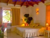 King bed of the Apart-Hotel PLAZA LUSITANIA - Las Galeras - Dominican Republic